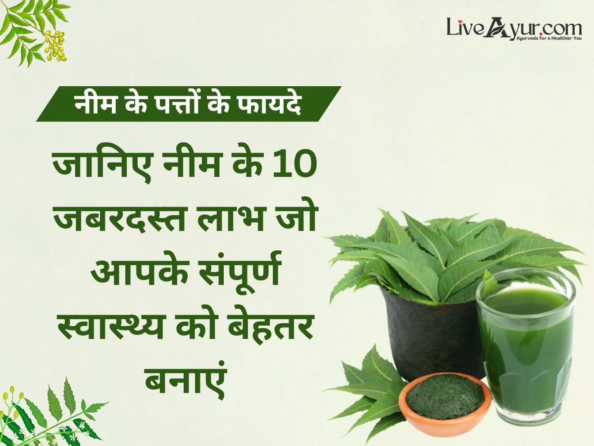 नीम के पत्तों के फायदे: जानिए 10 जबरदस्त लाभ जो आपके संपूर्ण स्वास्थ्य को बेहतर बनाएं